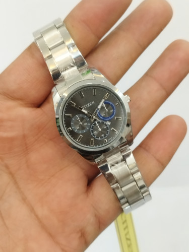 ساعت مچی زنانه سیتیزن ارسال رایگان تقویم دار طرح 3 موتور استیل رنگ ثابت ضد آب همراه با باتری اشانتیون و جعبه رایگان